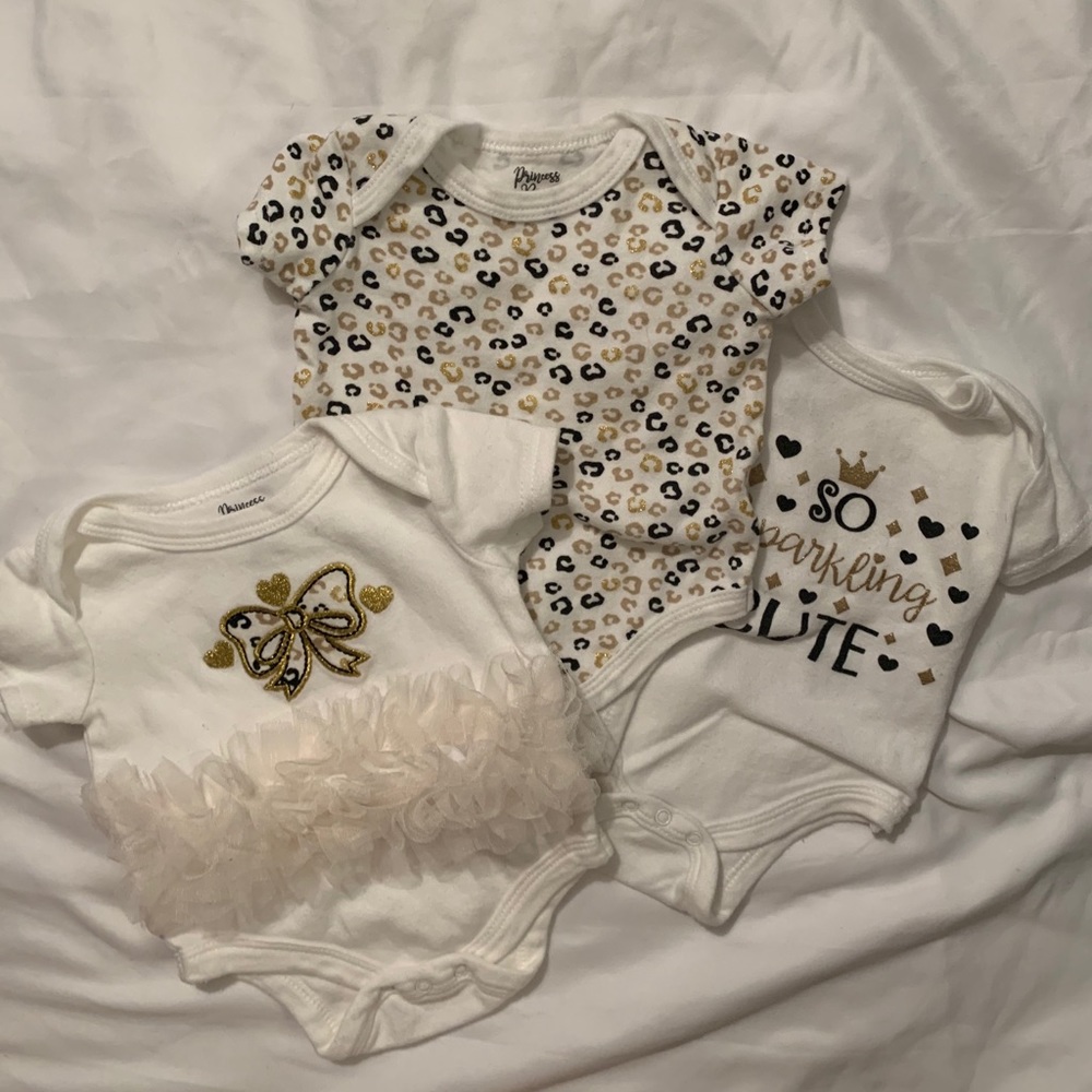 A set of 3 wild onesies